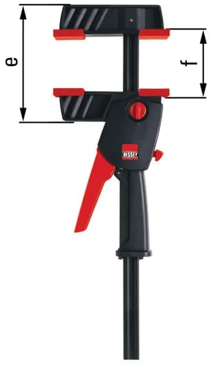 Bessey BESDUO16-8 Cırcır Mekanizmalı Tek El İşkence 150mm 2000N