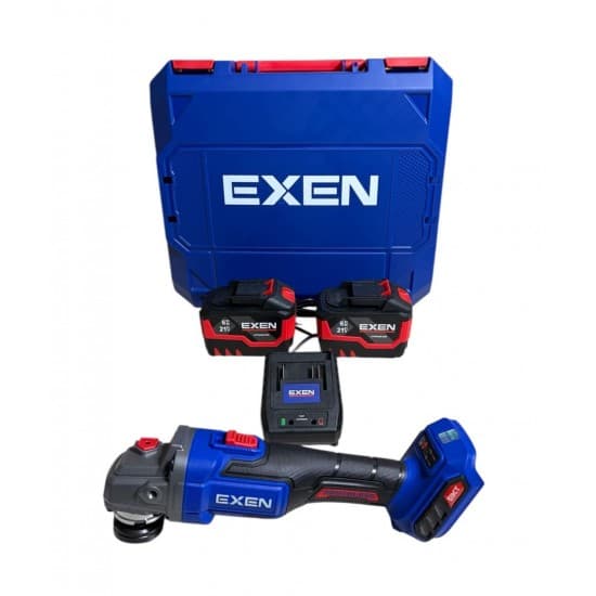 EXEN EN 454 ATS - 21V 4Ah 115mm Kömürsüz Şarjlı Avuç Taşlama