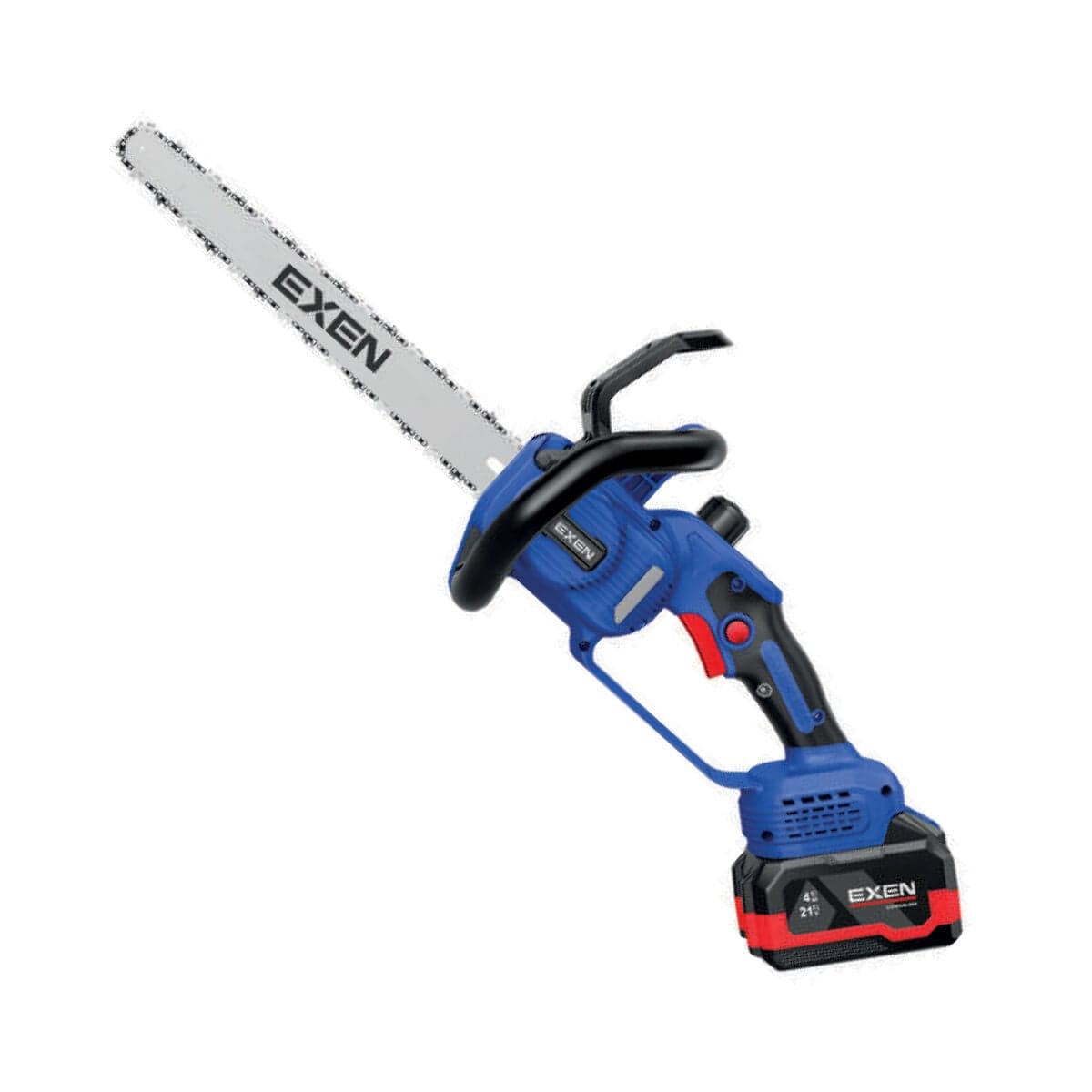 EXEN ENG 634 T - 21V 4Ah 300mm Kömürsüz Şarjlı Zincirli Testere
