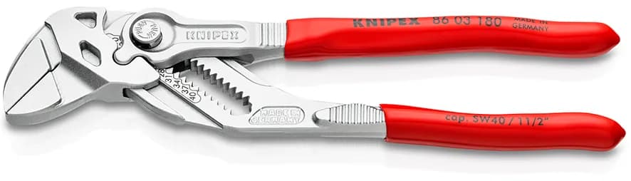 Knipex 8603180 Düz Çene Ayarlı Pense 180 Mm