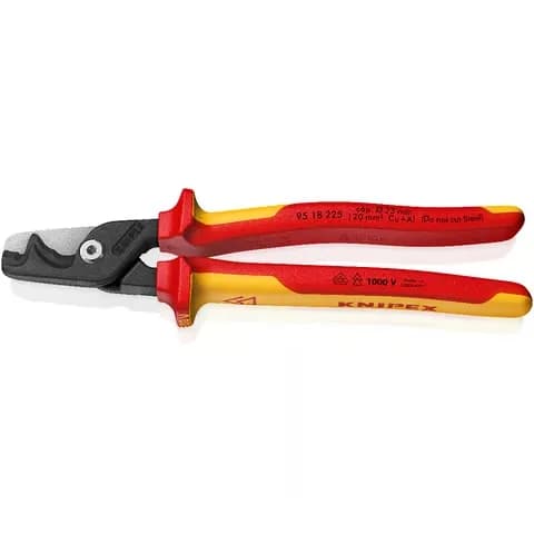 Knipex 9518225 Kademeli Kesimli Kablo Makası 1000V