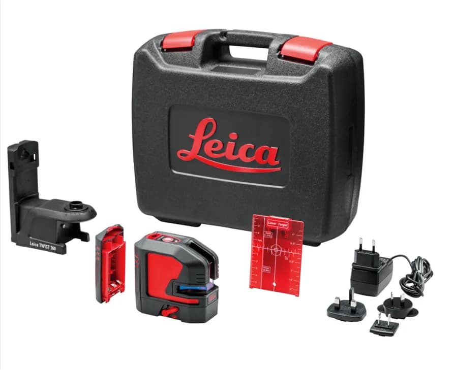 Leica LEICA LINO L2P5 Çapraz Çizgi Ve 5 Nokta Çıkışlı Lazer 25 - 80 M thumbnail 2