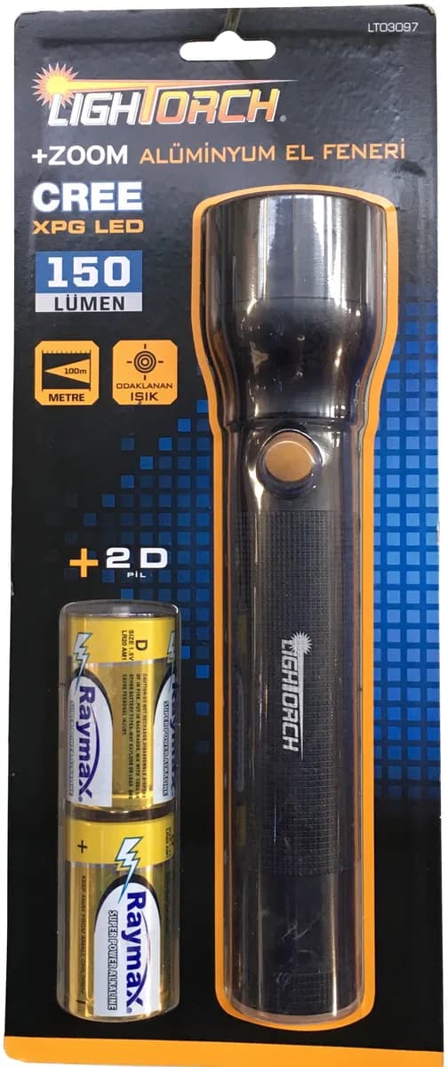 Lightorch LT03097 Zoomlu LED'li El Feneri thumbnail 2