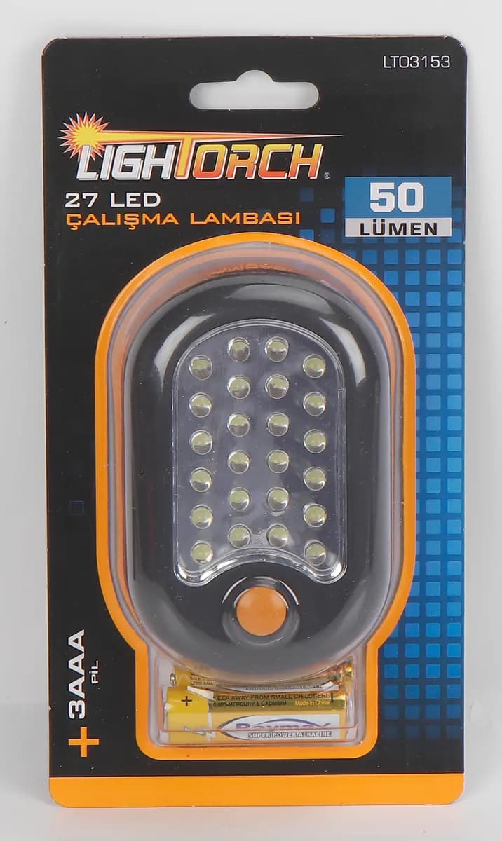 Lightorch LT03153 27 LED'li Çalışma Lambası Ve El Feneri