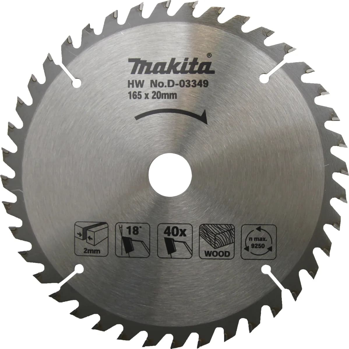 Makita D-03349 Ahşap Daire Testere 165x40 Diş