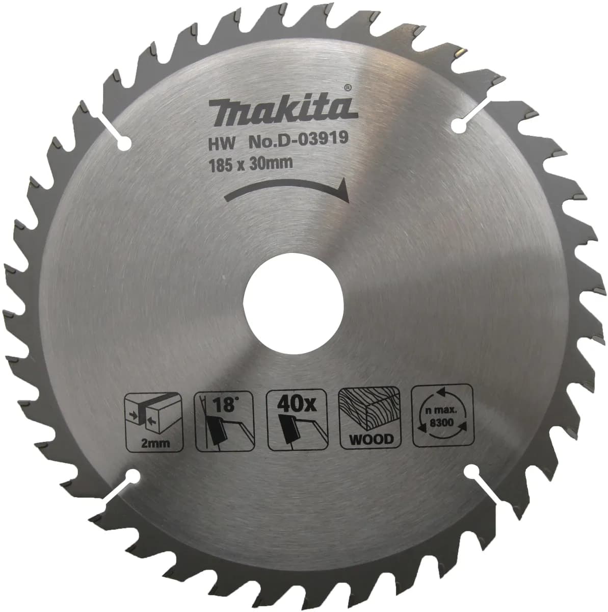 Makita D-03919 Ahşap Daire Testere 185x40 Diş