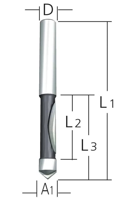 Makita D-10584 Freze Bıçağı 12x12 Mm thumbnail 2
