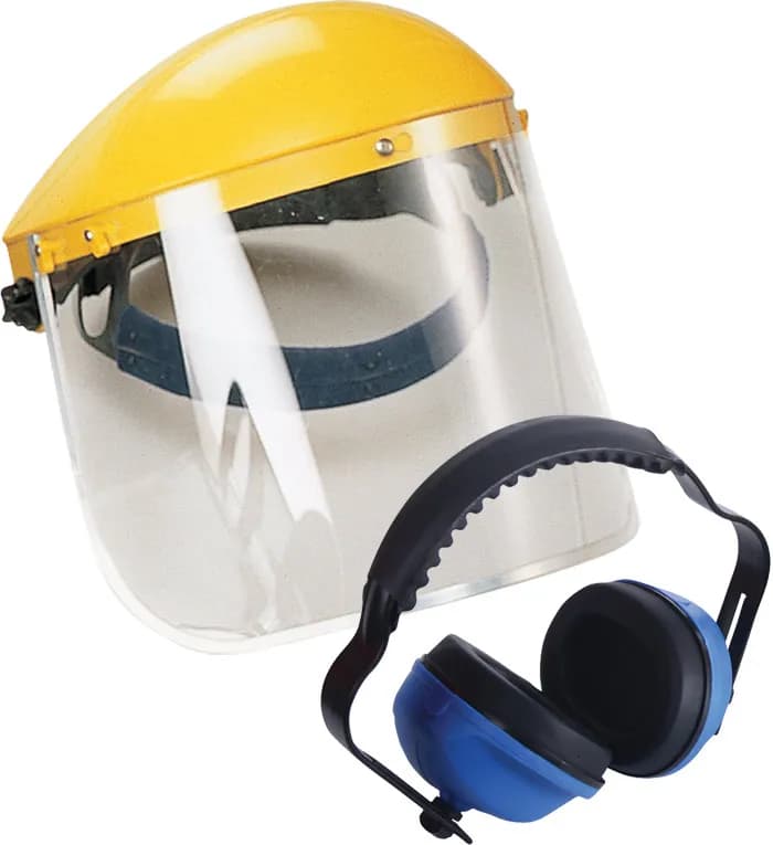 Max Safety SE913-004 Yüz Koruyucu Siperlik Ve Kulaklık Seti 25 Db 8"x12"