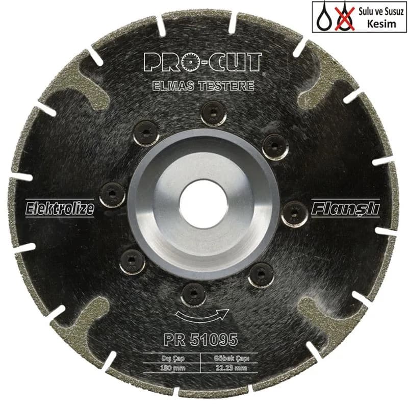 Procut PR51100 Elekrolize Testere Flanşlı 230 Ece