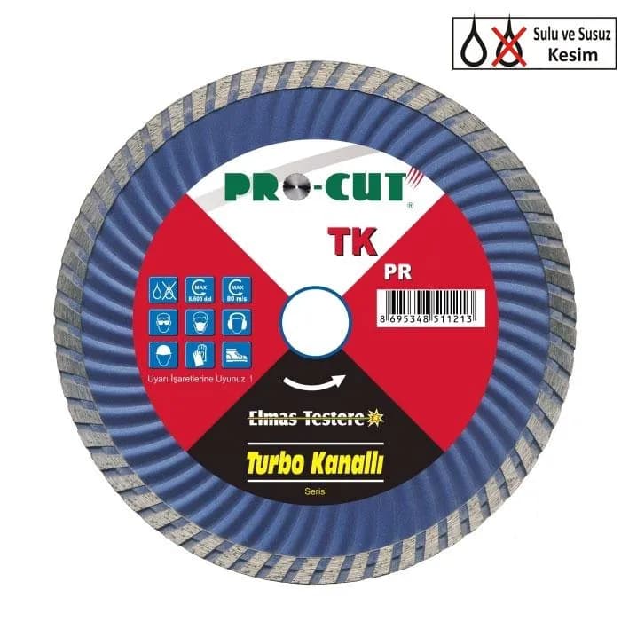 Procut PR51121 Turbo Kanallı Testere 180 Tk