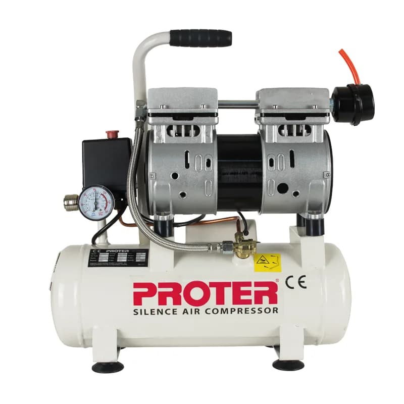 PROTER PR 9 S Sessiz-Yağsız 9 LT 550 W 8 Bar Hava Kompresörü