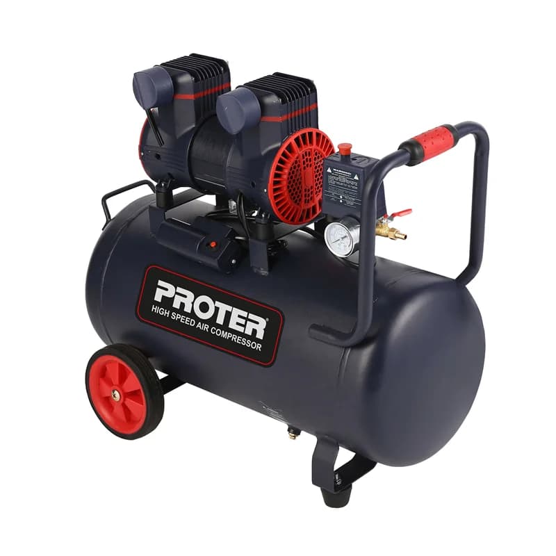 PROTER PR 52 HZ Hızlı-Yağsız 50 LT 2 HP Monofoze 8 Bar Hava Kompresörü