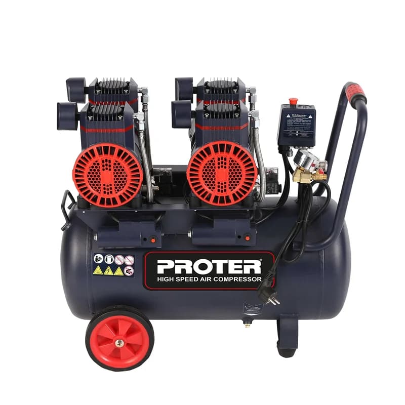 PROTER PR 54 HZ Hızlı- Yağsız 50 LT 4 HP Monofaze 8 Bar Hava Kompresörü