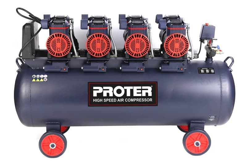 PROTER PR 228 HZ Hızlı-Yağsız 220 LT 8 HP Monofaze 8 Bar Hava Kompresörü