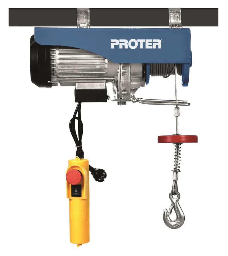 PROTER PR 2500 250-500 KG Elektrikli Mini Vinç 20 MT Halatlı