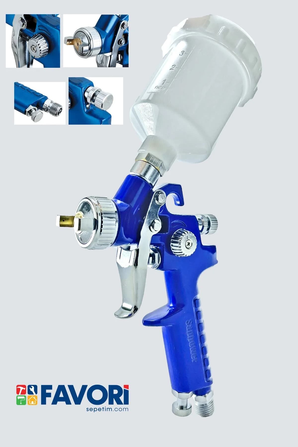 PROTER PR H-2000 0.8 mm 125 ml Üstten Plst. Depo Gölge Tabn.