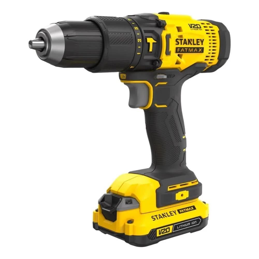 Stanley SCD700D2K 18V 2.0AH V20 LİTYUM ÇİFT AKÜLÜ DARBESİZ MATKAP