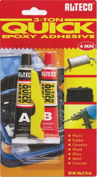 Alteco 3 TON HIZLI 64gr Hızlı Kuruyan Epoksi 56,7 Gr