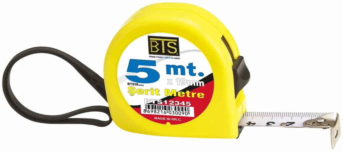 Bts BTS12341 BTS19 Serisi Şerit Metre 2MT X 12.5mm