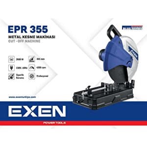 EXEN EPR 350 TS - 355mm 2300W Elmas Testereli Metal Kesme Makinası