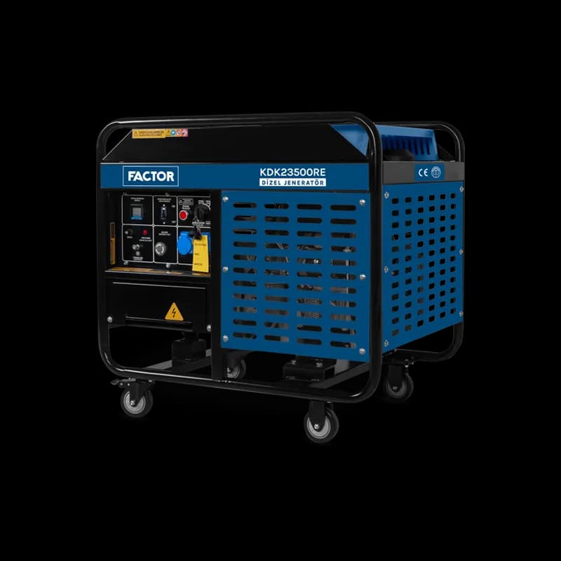 Factor KDK23500RE Dizel Jeneratör 23,5 Kva Monofaze
