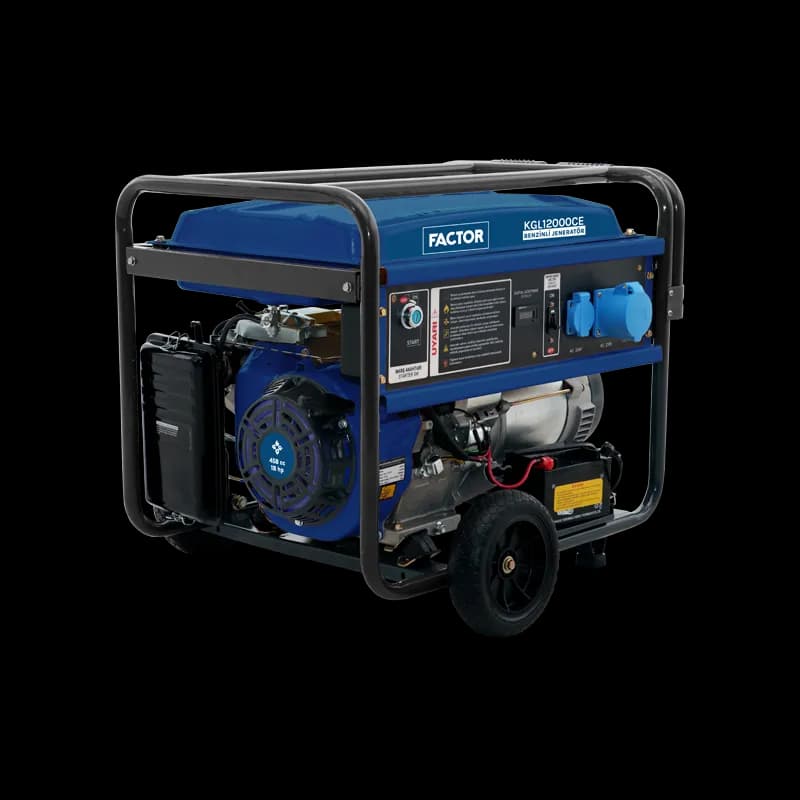 Factor KGL12000CE Benzinli Jeneratör 12 Kva Monofaze