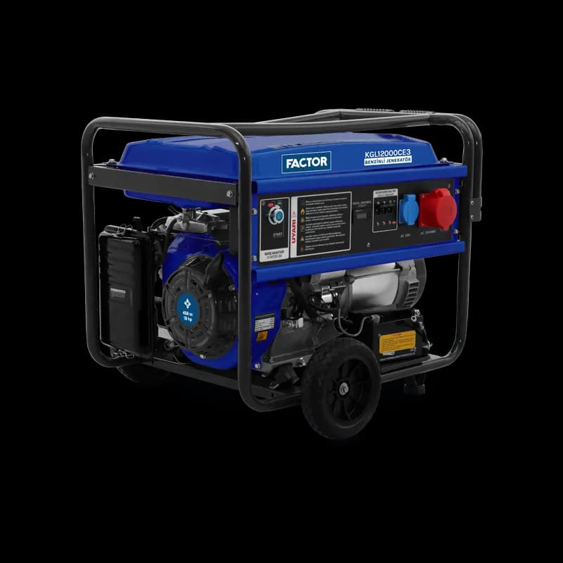 Factor KGL12000CE3 Bezinli Jeneratör 12 Kva Trifaze