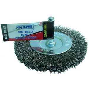 Hawk HA11127 Gri Telli Pimli Daire Fırça 40x6 Mm