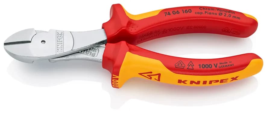 Knipex 7406160 74 06 160 Ağır Tip Vde Yan Keski