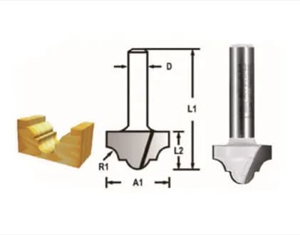 Makita D-48206 Freze Bıçağı 8x12.7 Mm