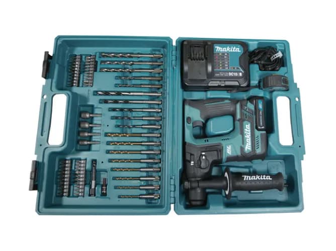 Makita HR166DWAE1 Akülü 76 Parça Uç Seti 12V