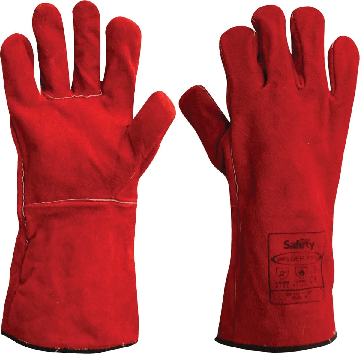 Max Safety WELDER-PRO Deri Kaynakçı Eldiveni No: 10