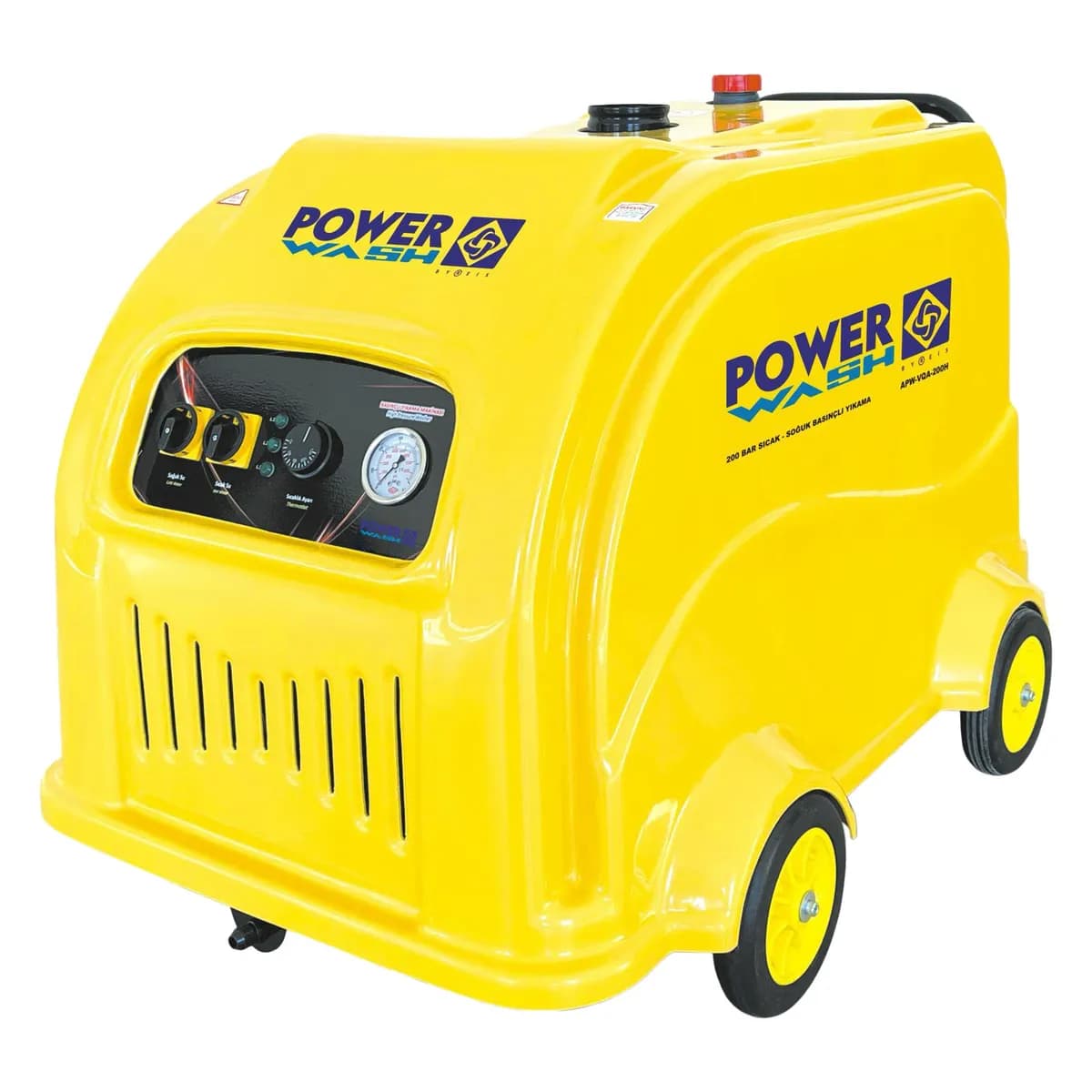 Powerwash APW-VQA-250H Profesyonel Soğuk - Sıcak Yıkama Makinası 250 Bar