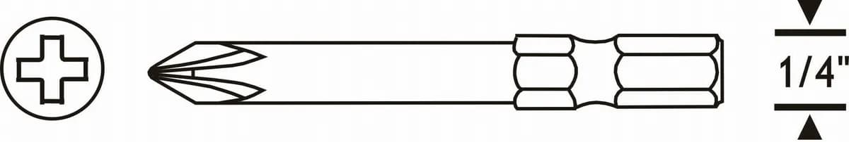 Proscr SCR03069 Yıldız Bits Uç PH4 50mm