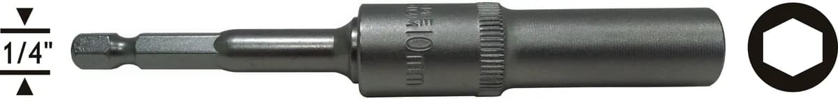 Proscr SCR03093 BITS Somun Adaptörü1/4"x115x10 Mm