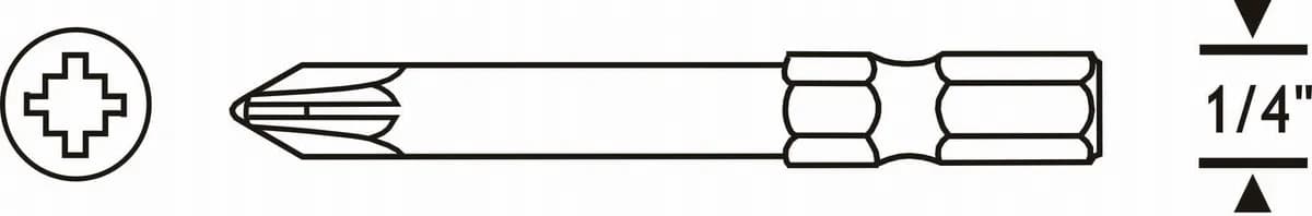 Proscr SCR03159 Pozi Bits Uç PZ4 25mm