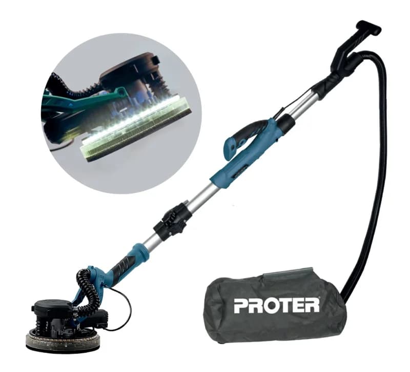 PROTER PR 835 E 850W 225mm Led Işıklı Duvar Zımpara Makinası