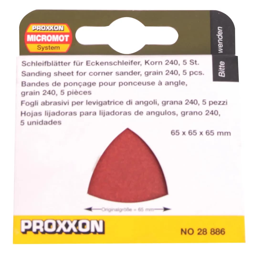 Proxxon 28886 Delta Zımpara Makinası İçin Korundum Zımpara