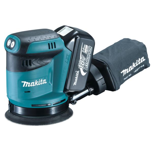 Makita DBO180RFJ DAİRESEL TİTREŞİM ZIMPARA 18V