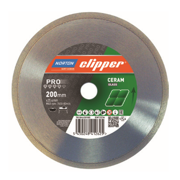 Clipper 30184 NORTON CLIPPER 30184 PRO CERAM GLASS 180mm TESTERE