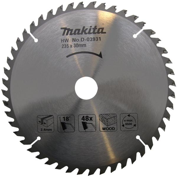 Makita D-03931 AHŞAP DAİRE TESTERE 235x48 DİŞ