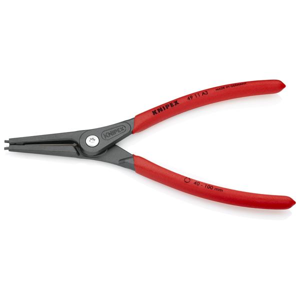 Knipex 4911A3 AĞIR HİZMET DIŞ SEGMAN PENSİ 225 mm