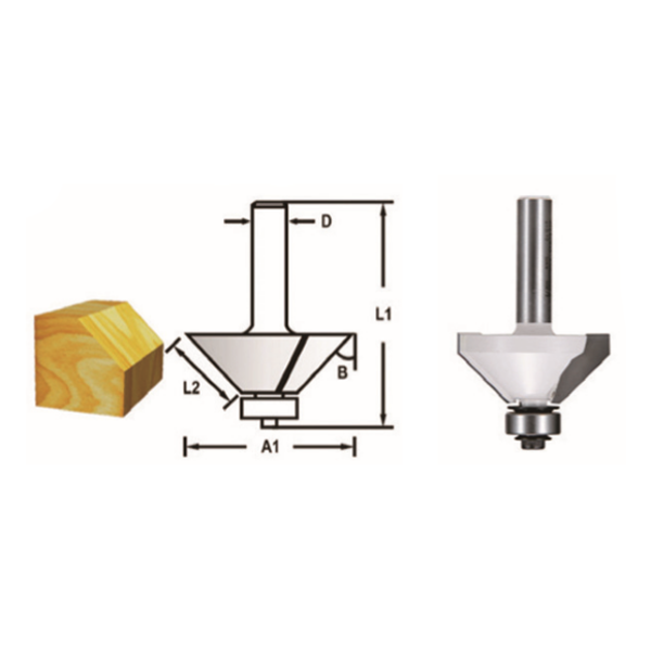 Makita D-48686 FREZE BIÇAĞI 8x31.8 mm