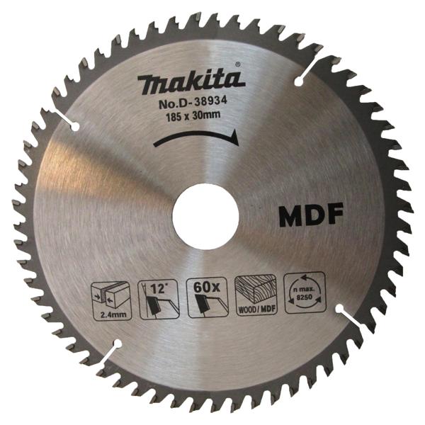 Makita D-38934 AHŞAP DAİRE TESTERE 185x60 DİŞ