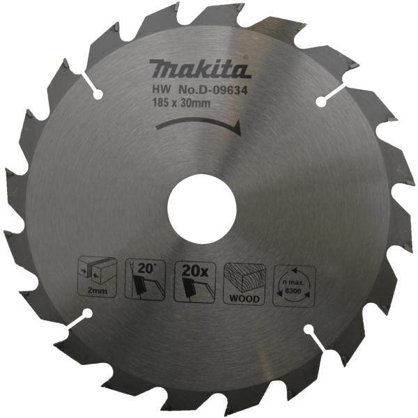 Makita D-09634 AHŞAP DAİRE TESTERE 185x20 DİŞ
