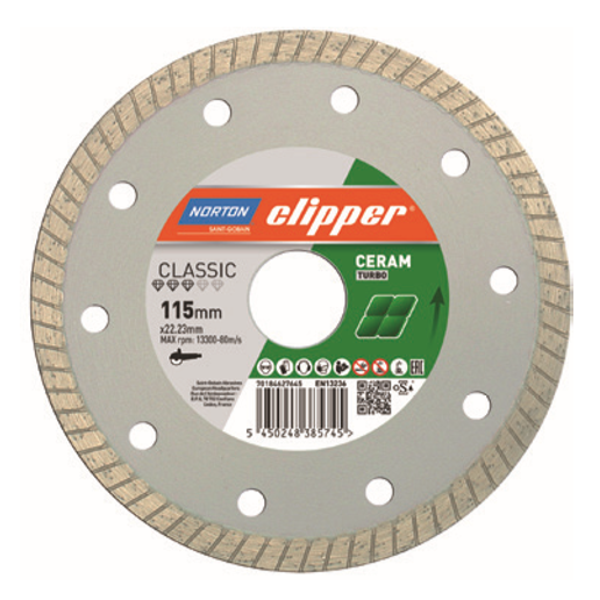Clipper 27646 CLASSIC CERAM TURBO TESTERE 125 mm