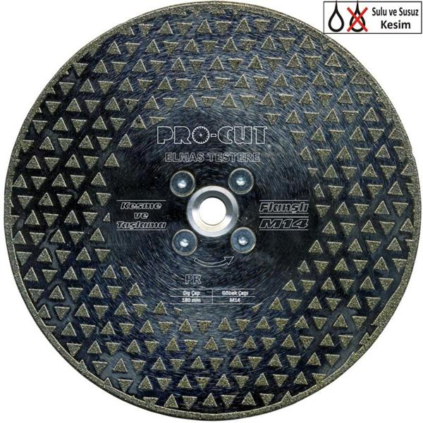 Procut PR50956 KESME VE TAŞLAMA TESTERE FLANŞLI 125 M14 DTF