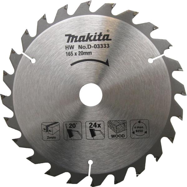 Makita D-03333 AHŞAP DAİRE TESTERE 165x24 DİŞ