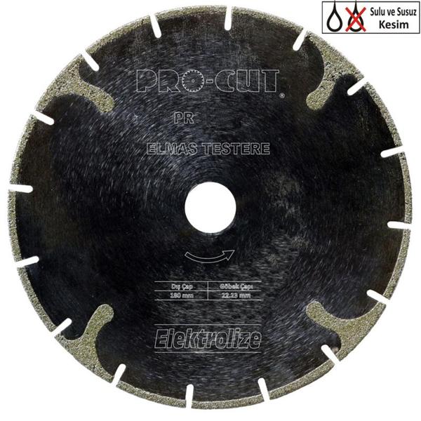 Procut PR51097 ELEKROLİZE TESTERE 180 EC