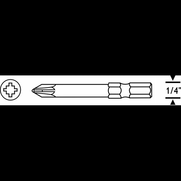 Proscr SCR03159 POZİ BİTS UÇ PZ4 25mm